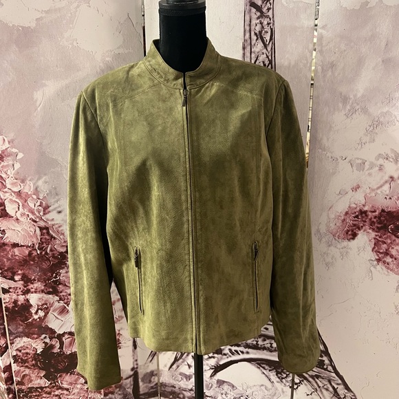 Valerie Stevens Leather Suede Jacket - Picture 6 of 9